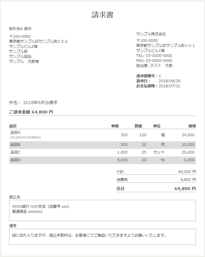 帳票の作成 編集 削除方法 マネーフォワード クラウド請求書