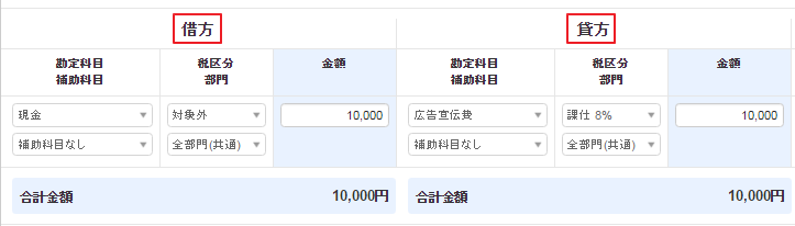 仕訳 の考え方 マネーフォワード クラウド確定申告